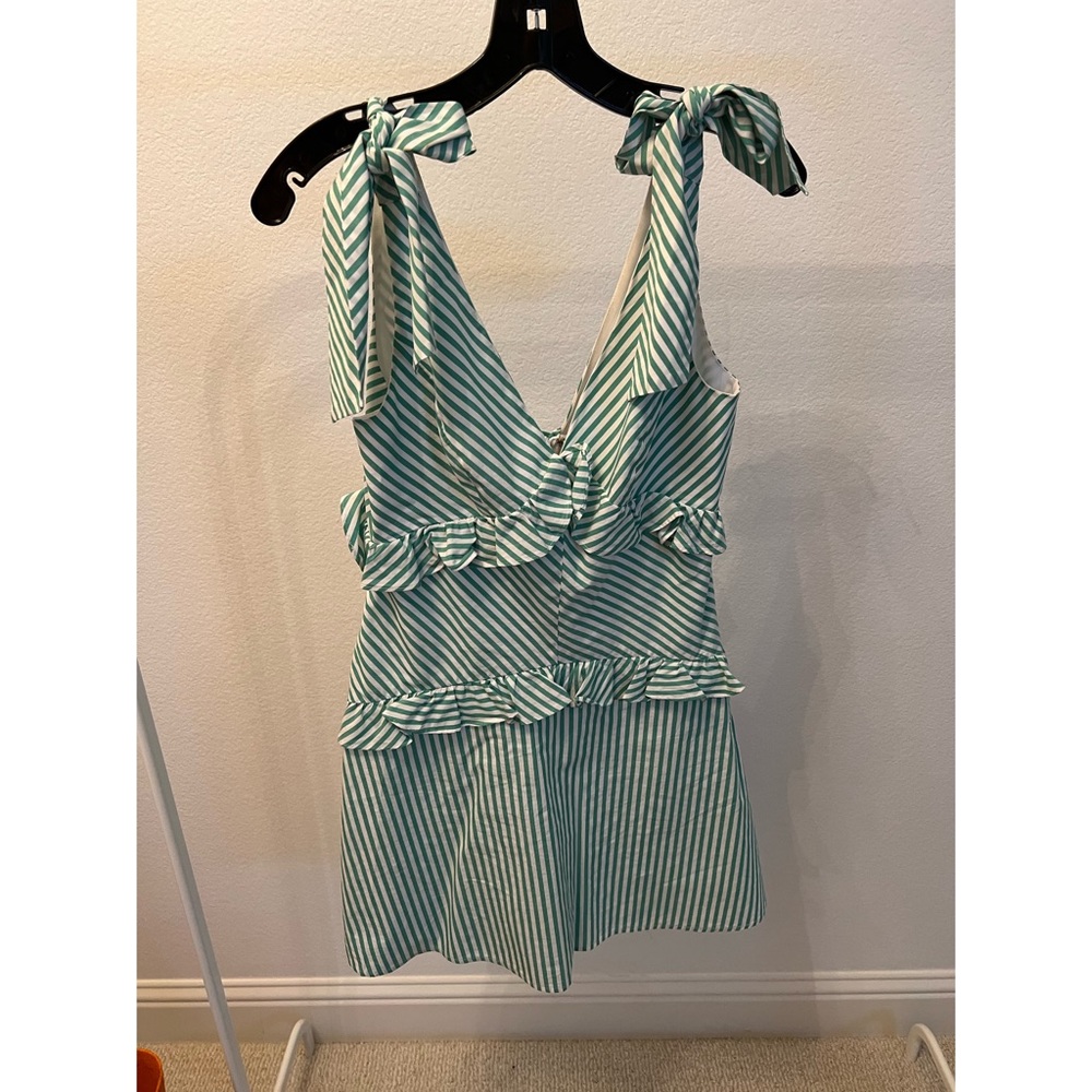 BCGB TEAL MINI DRESS